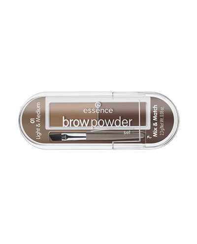 Essence Brow Powder Set Mix & Match 01 Light & Medium 2,3g